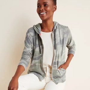Sundry Camo Zip Hoodie